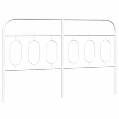 vidaXL Metal Replace Headboard White 137 cm 2