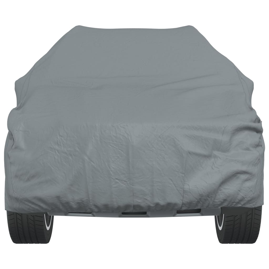 vidaXL Car Cover for SUV Full Grey XL Non-Woven Fabric 5