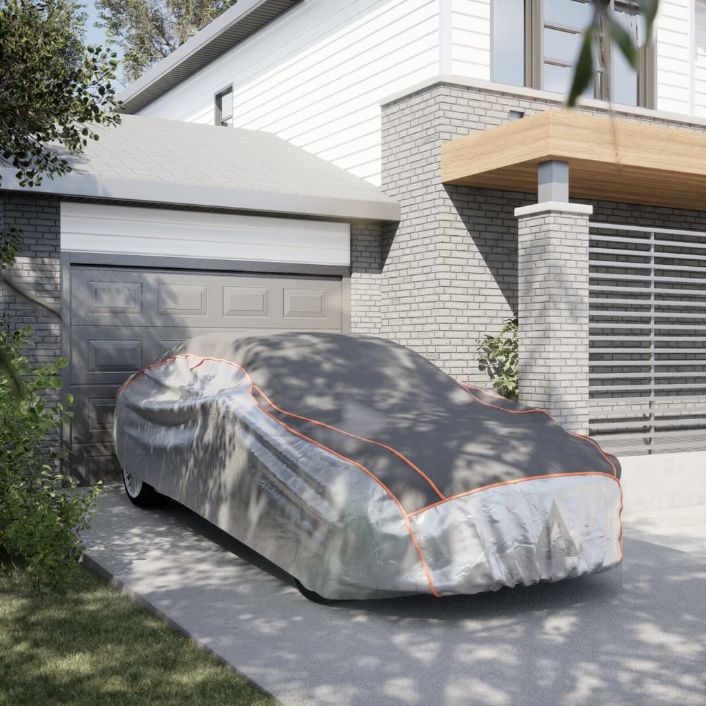 Car Cover for Hail Protection Full Grey and Silver M Sedan