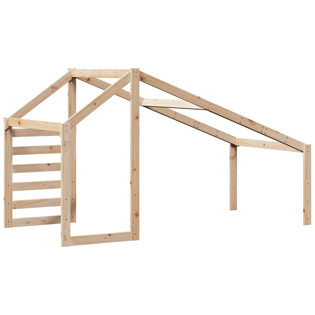 vidaXL Kids' Bed Roof 188x97x113 cm Solid Wood Pine 6