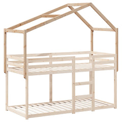vidaXL Kids' Bed Roof 203x95.5x142 cm Solid Wood Pine 3