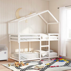 vidaXL Kids' Bed Roof 203x95.5x142 cm Solid Wood Pine
