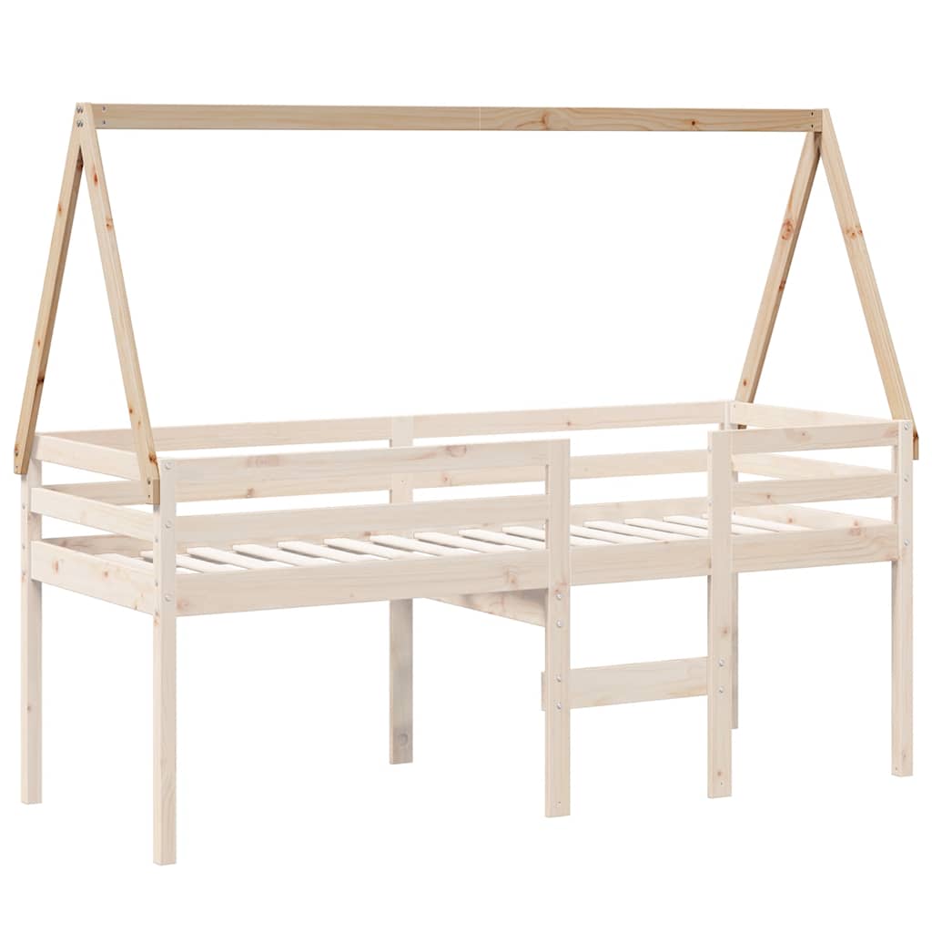 vidaXL Kids' Bed Roof 209x85.5x88 cm Solid Wood Pine 3
