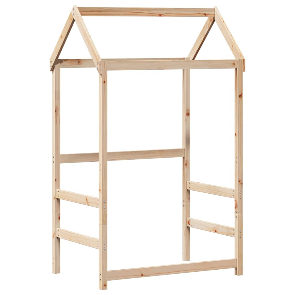 vidaXL Kids' Bed Roof 118x70x176.5 cm Solid Wood Pine 2