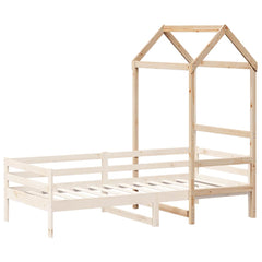 vidaXL Kids' Bed Roof 118x70x176.5 cm Solid Wood Pine 3