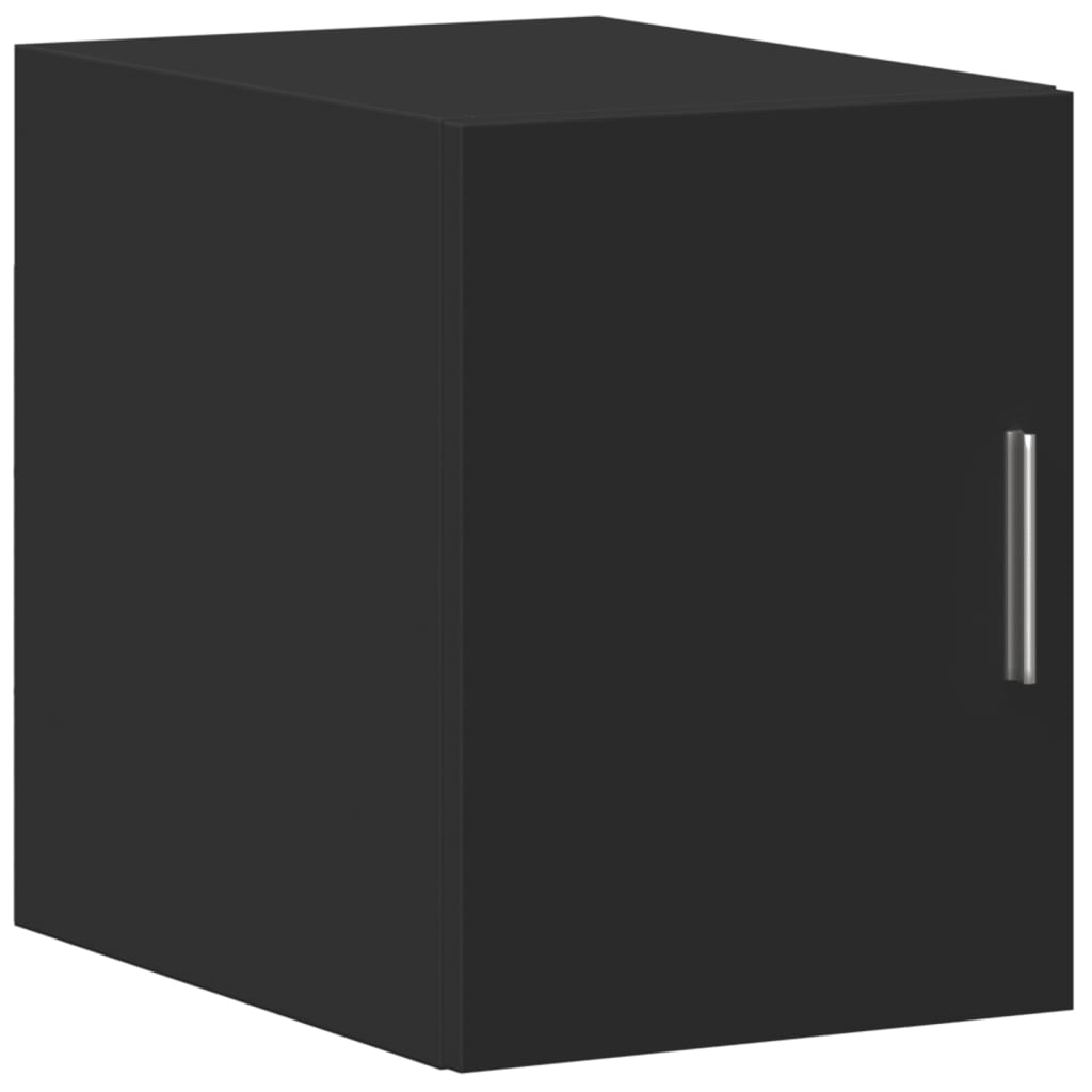 vidaXL Wall Cabinet Black 30x42.5x40 cm Engineered Wood 2