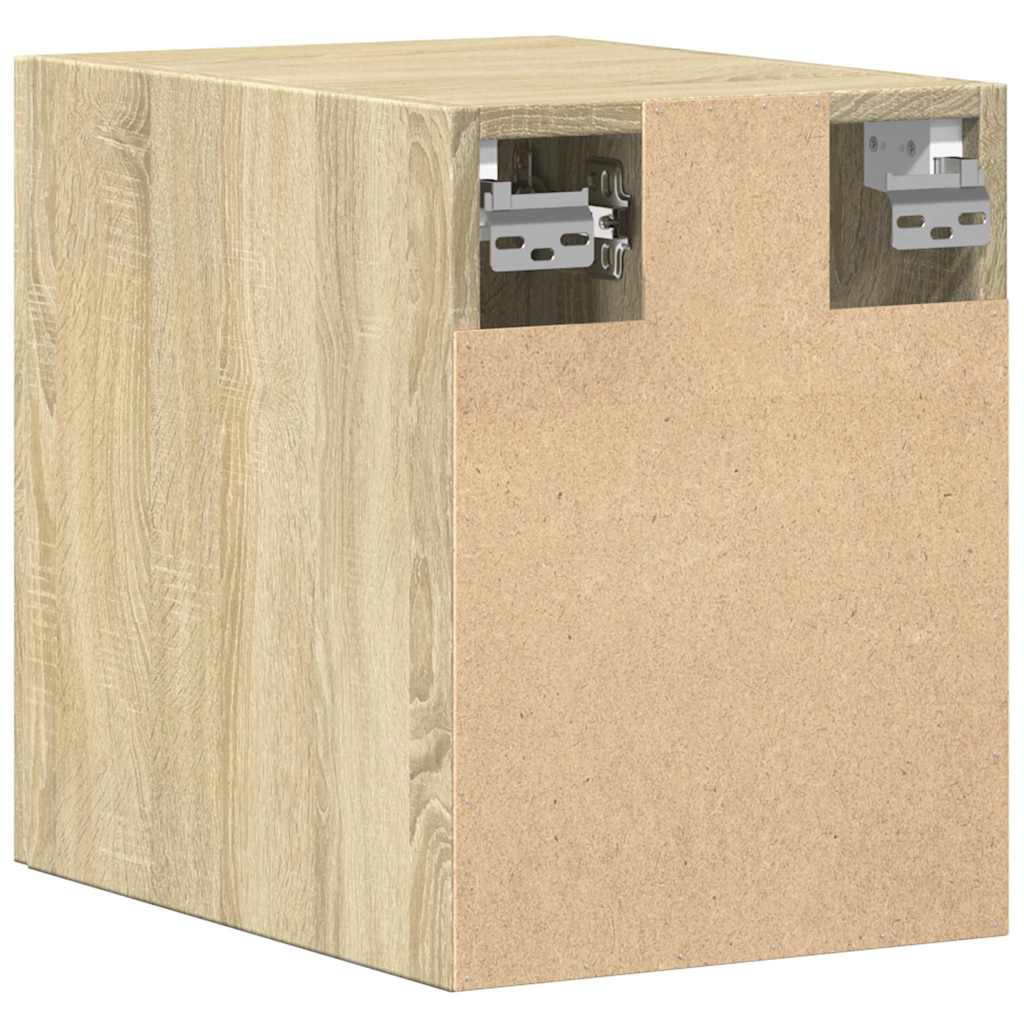 vidaXL Wall Cabinet Sonoma Oak 30x42.5x40 cm Engineered Wood 6