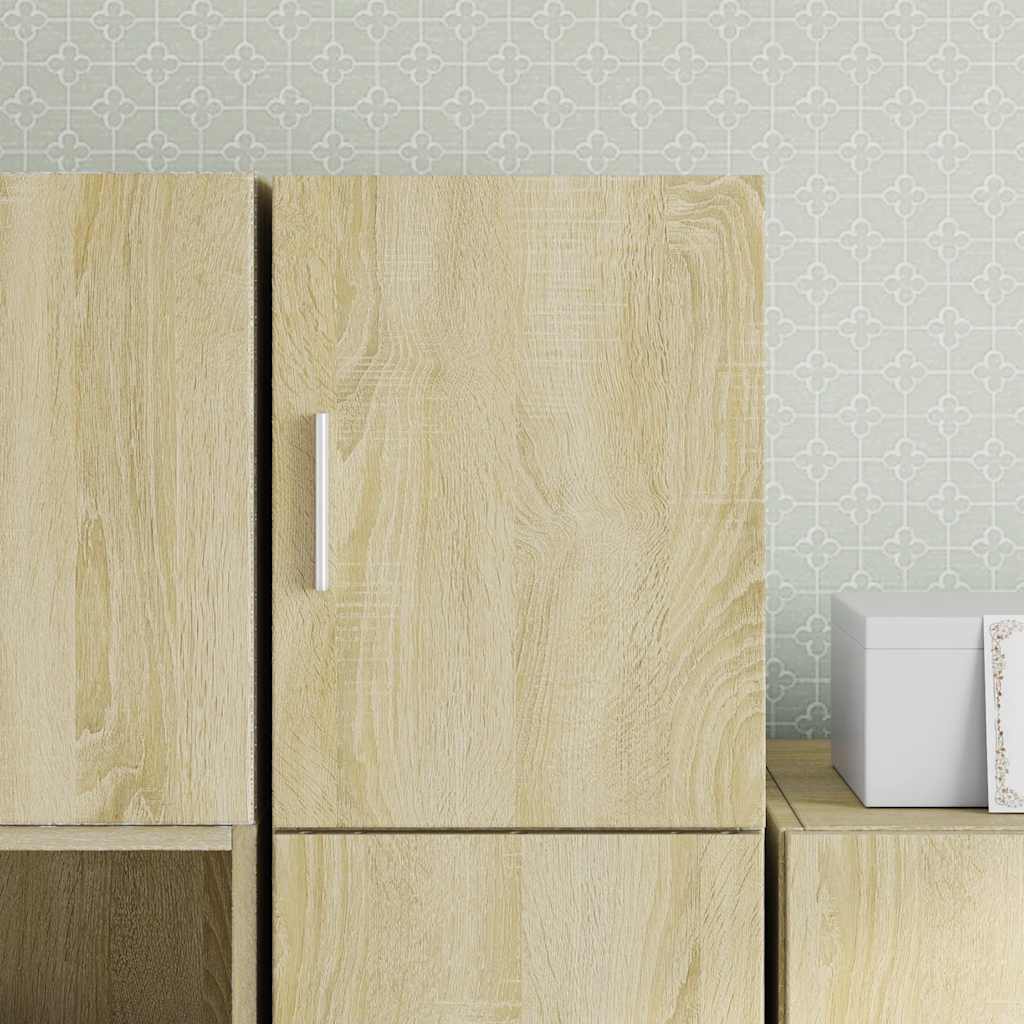 vidaXL Wall Cabinet Sonoma Oak 30x42.5x40 cm Engineered Wood 1