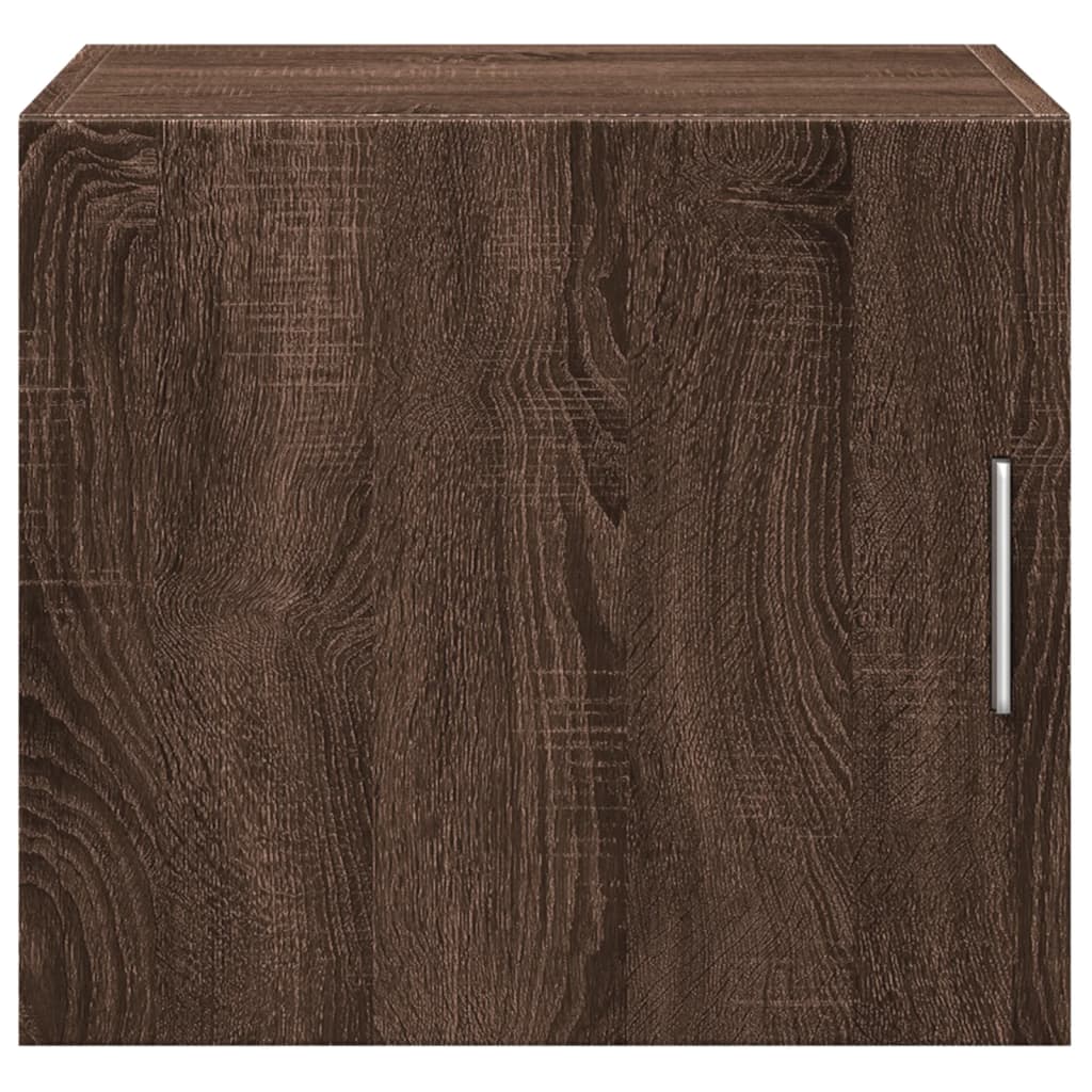 vidaXL Wall Cabinet Brown Oak 45x42.5x40 cm Engineered Wood 4