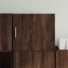 vidaXL Wall Cabinet Brown Oak 45x42.5x40 cm Engineered Wood 1