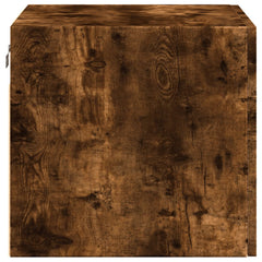 vidaXL Wall Cabinet Smoked Oak 50x42.5x40 cm Engineered Wood 5