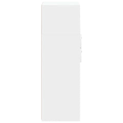 vidaXL Highboard White 30x42.5x124 cm Engineered Wood 5