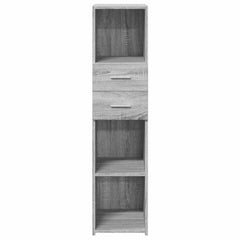 vidaXL Highboard Grey Sonoma 30x42.5x124 cm Engineered Wood 4