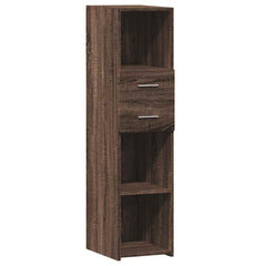 vidaXL Highboard Brown Oak 30x42.5x124 cm Engineered Wood 2