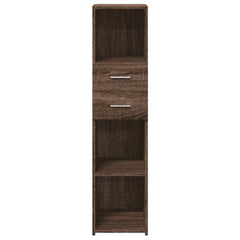 vidaXL Highboard Brown Oak 30x42.5x124 cm Engineered Wood 4