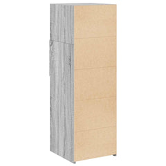 vidaXL Highboard Grey Sonoma 40x42.5x124 cm Engineered Wood 6