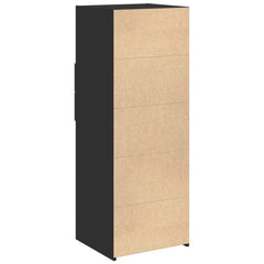 vidaXL Highboard Black 45x42.5x124 cm Engineered Wood 6