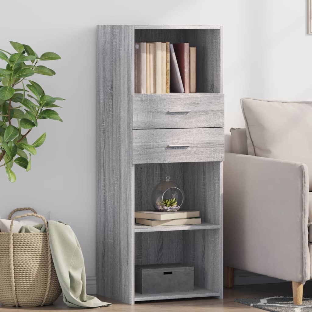 vidaXL Highboard 45x42.5x124 cm Engineered Wood