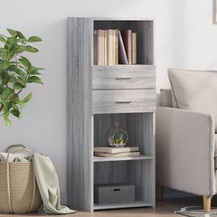 vidaXL Highboard 45x42.5x124 cm Engineered Wood