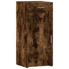vidaXL Sideboard Smoked Oak 40x42.5x93 cm Engineered Wood 2