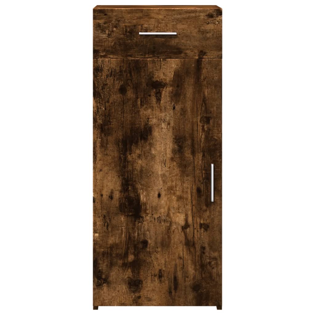 vidaXL Sideboard Smoked Oak 40x42.5x93 cm Engineered Wood 4