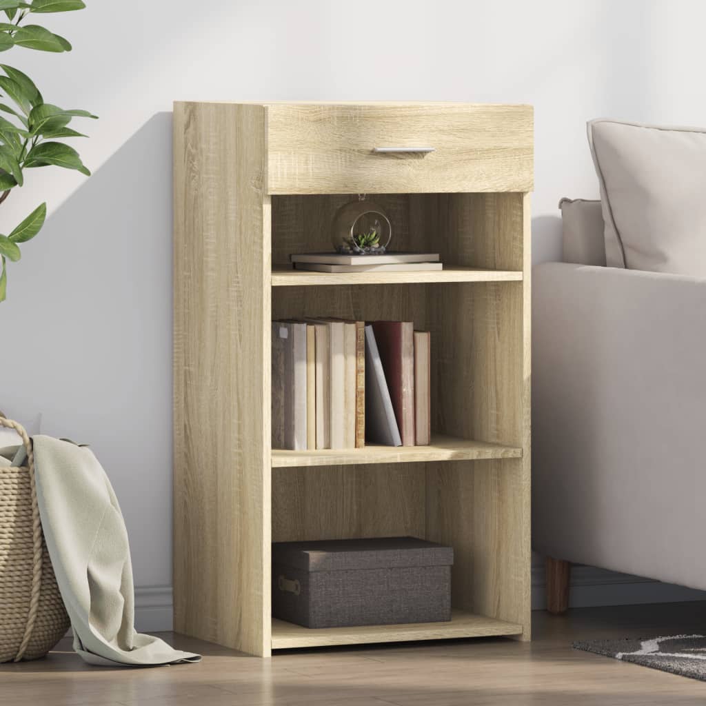 vidaXL Sideboard Sonoma Oak 50x42.5x93 cm Engineered Wood 1