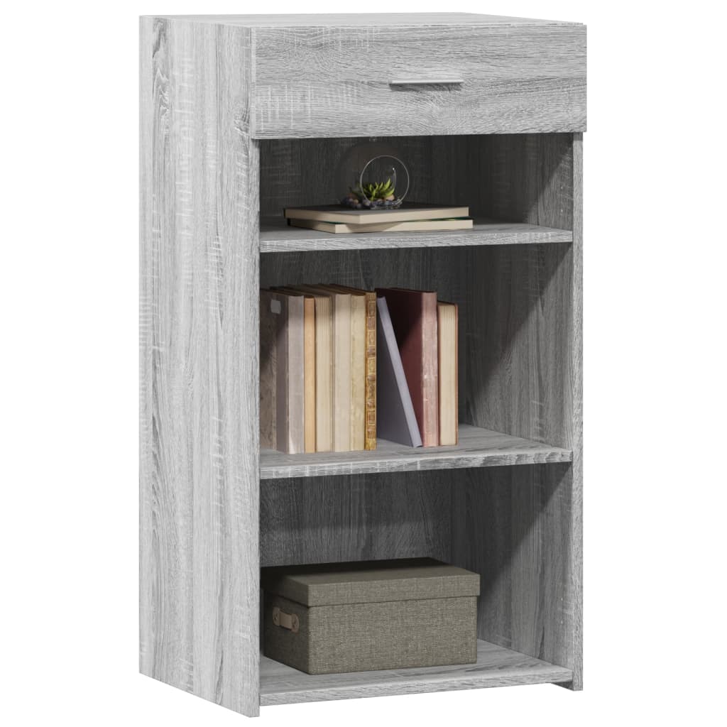 vidaXL Sideboard Grey Sonoma 50x42.5x93 cm Engineered Wood 3