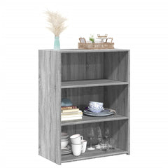 vidaXL Sideboard Grey Sonoma 70x41x93 cm Engineered Wood 3