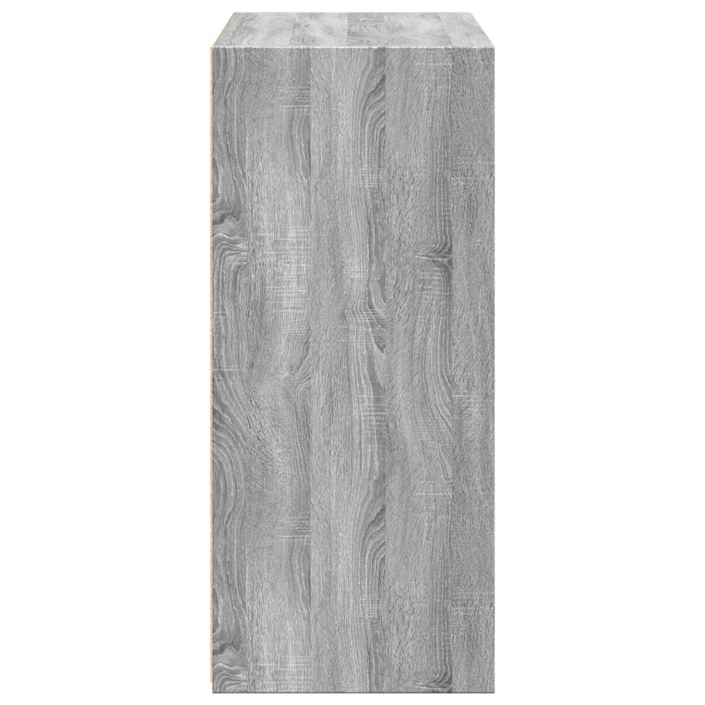 vidaXL Sideboard Grey Sonoma 70x41x93 cm Engineered Wood 5