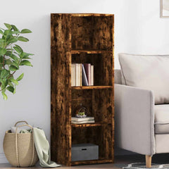 vidaXL Highboard Smoked Oak 40x41x124 cm Engineered Wood 1