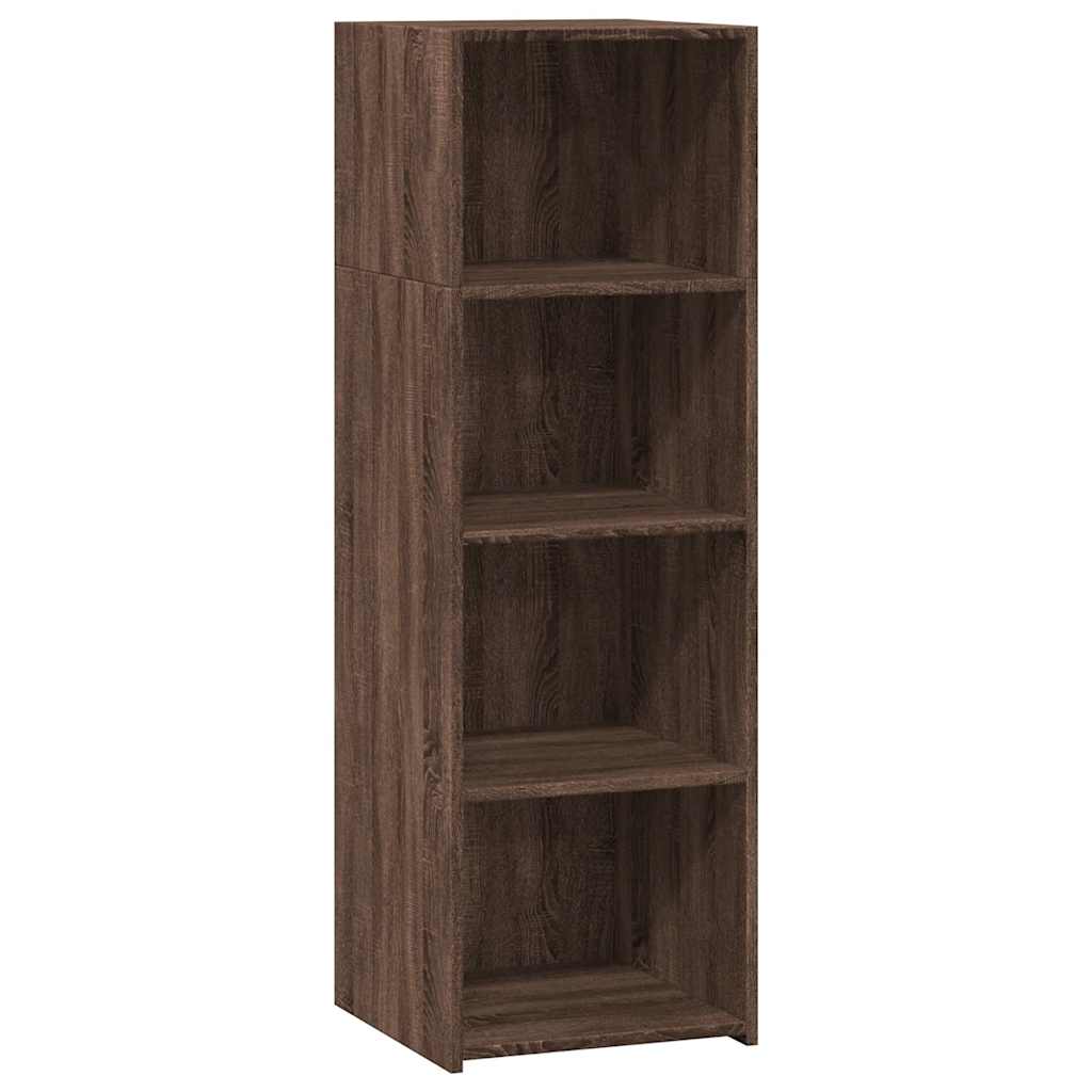 vidaXL Highboard Brown Oak 40x41x124 cm Engineered Wood 2