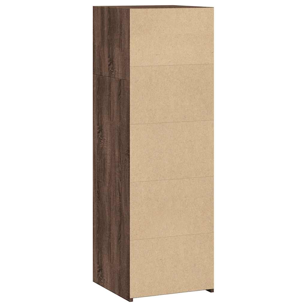 vidaXL Highboard Brown Oak 40x41x124 cm Engineered Wood 6