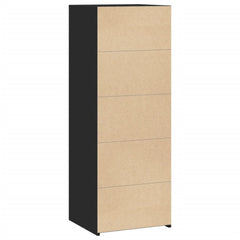 vidaXL Highboard Black 45x41x124 cm Engineered Wood 6