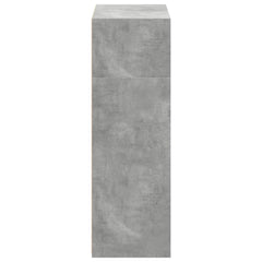 vidaXL Highboard Concrete Grey 70x41x124 cm Engineered Wood 5