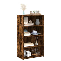 vidaXL Highboard Smoked Oak 70x41x124 cm Engineered Wood 3