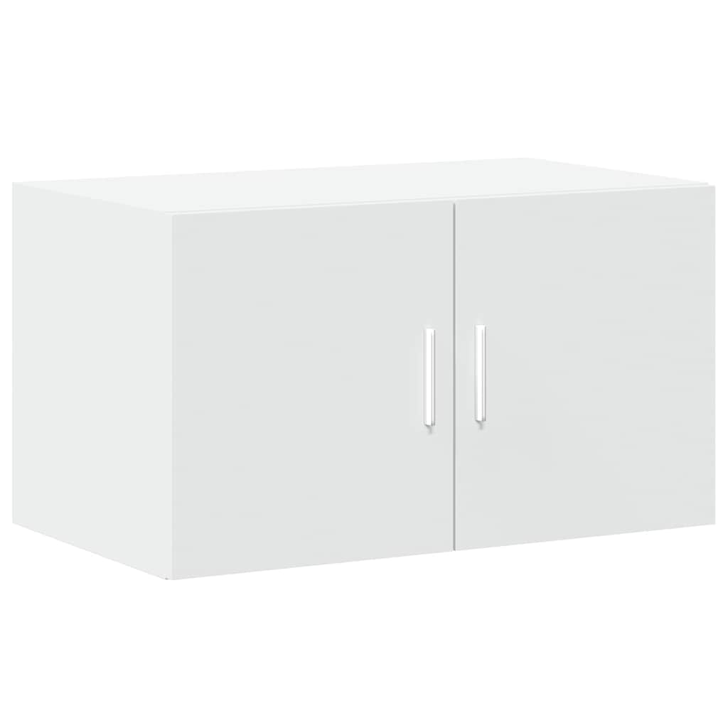 Storage Cabinet 70x42.5x225 cm Engineered Wood 4 Shelves White 70 cm