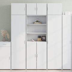 Highboard 70x42,5x185 cm Engineered Wood White 70 x 42.5 x 185 cm