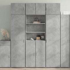 Highboard 70x42,5x185 cm Engineered Wood Concrete grey 70 x 42.5 x 185 cm