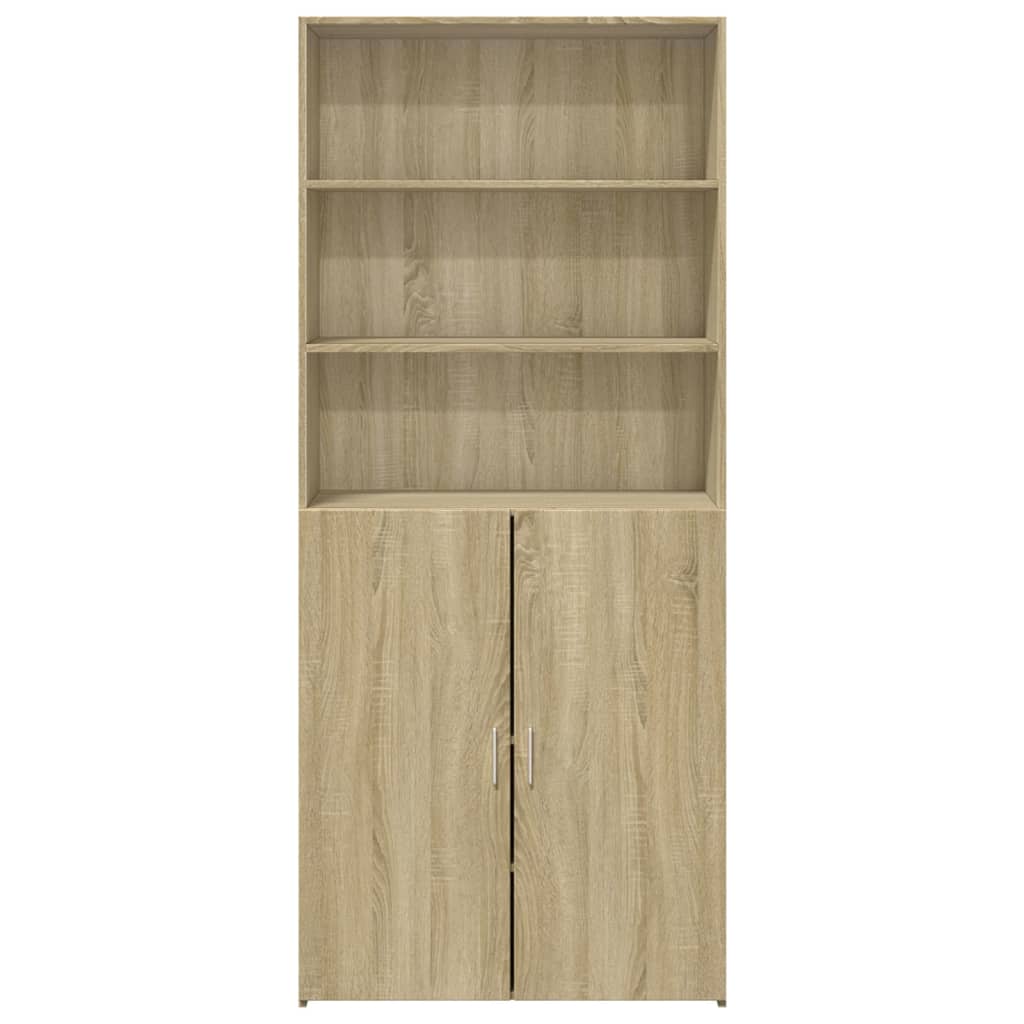 Highboard 70x42,5x185 cm Engineered Wood Sonoma oak 80 x 42.5 x 185 cm