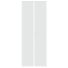 Highboard 70x42.5x185 cm Engineered Wood with 4 Shelves White 70 x 42.5 x 185 cm
