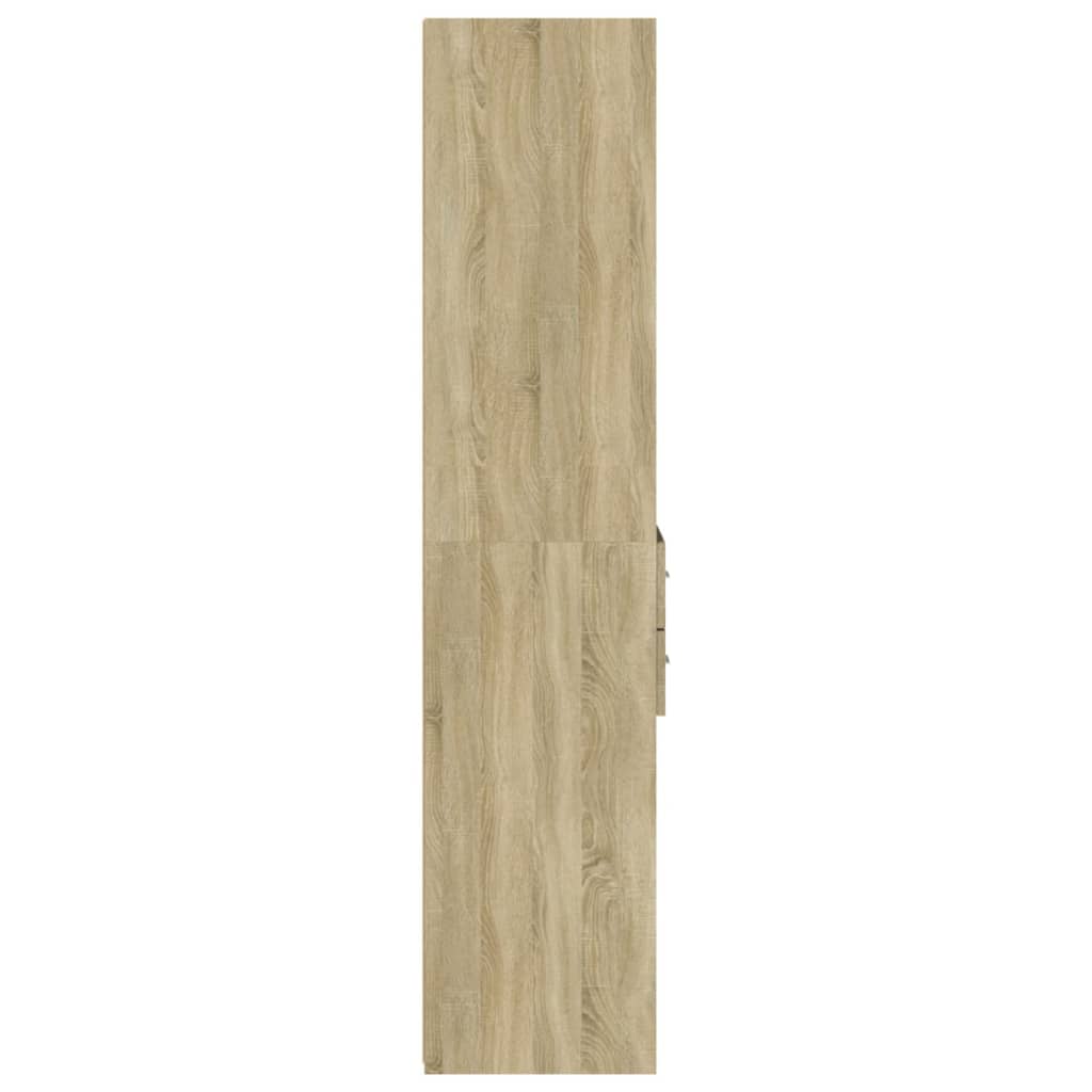 Highboard 40x42.5x185 cm Engineered Wood Sonoma oak