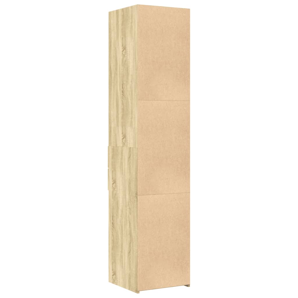 Highboard 40x42.5x185 cm Engineered Wood Sonoma oak