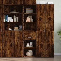Highboard 45x42.5x185 cm Engineered Wood Smoked oak