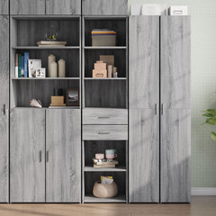 Highboard 45x42.5x185 cm Engineered Wood Grey sonoma