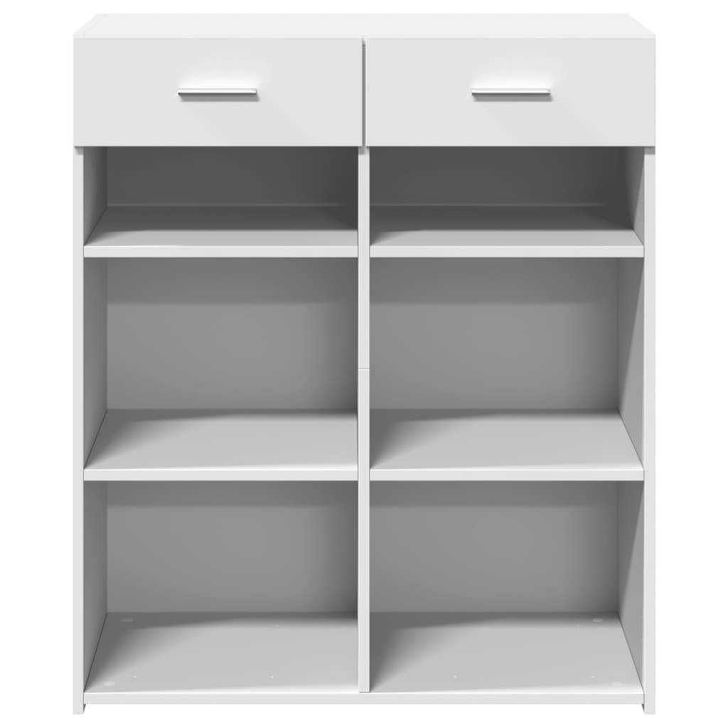 vidaXL Sideboard White 80x42.5x93 cm Engineered Wood 4