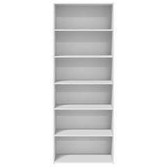 Highboard 70x41x185 cm Engineered Wood White