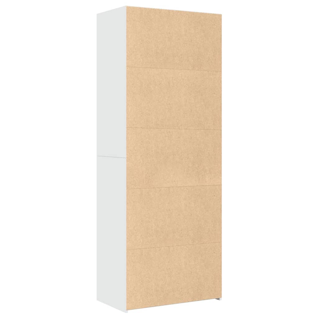 Highboard 70x41x185 cm Engineered Wood White