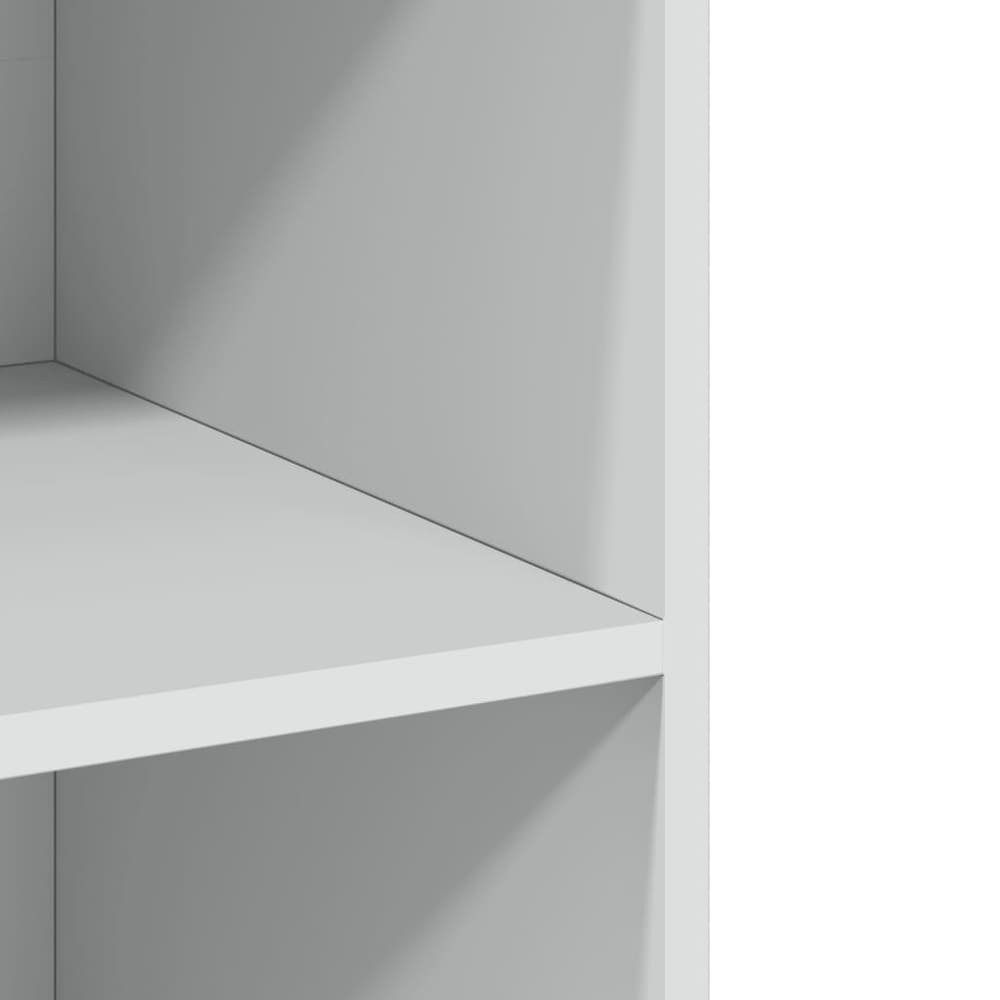 Highboard 70x41x185 cm Engineered Wood White