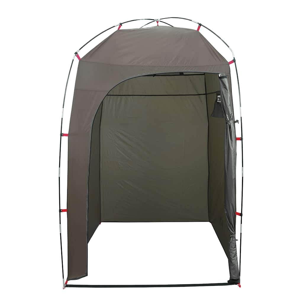 vidaXL Shower Tent Brown Waterproof 5