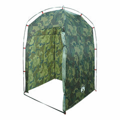 vidaXL Shower Tent Camouflage Waterproof 5